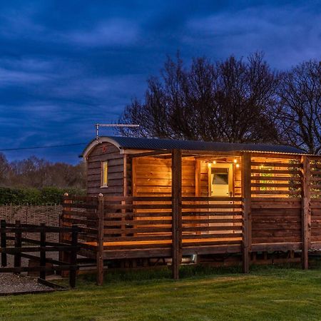 Hillside View Shepherds Hut - Ockeridge Rural Retreats Little Witley Екстер'єр фото