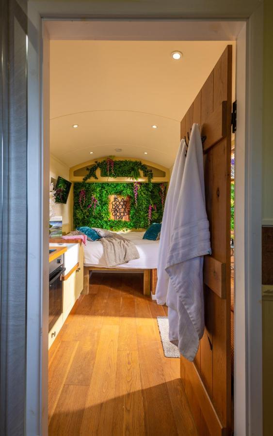 Hillside View Shepherds Hut - Ockeridge Rural Retreats Little Witley Екстер'єр фото